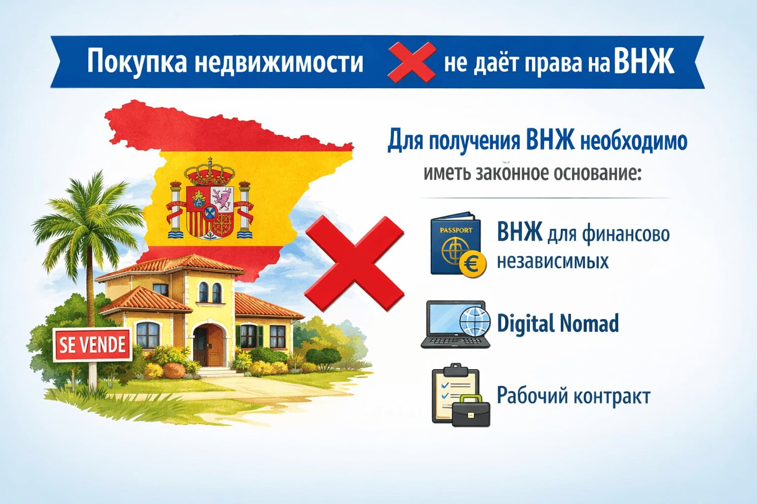 pokupka-nedvizhimosti-ne-daet-vnzh Покупка недвижимости не даёт права на ВНЖ в Испании